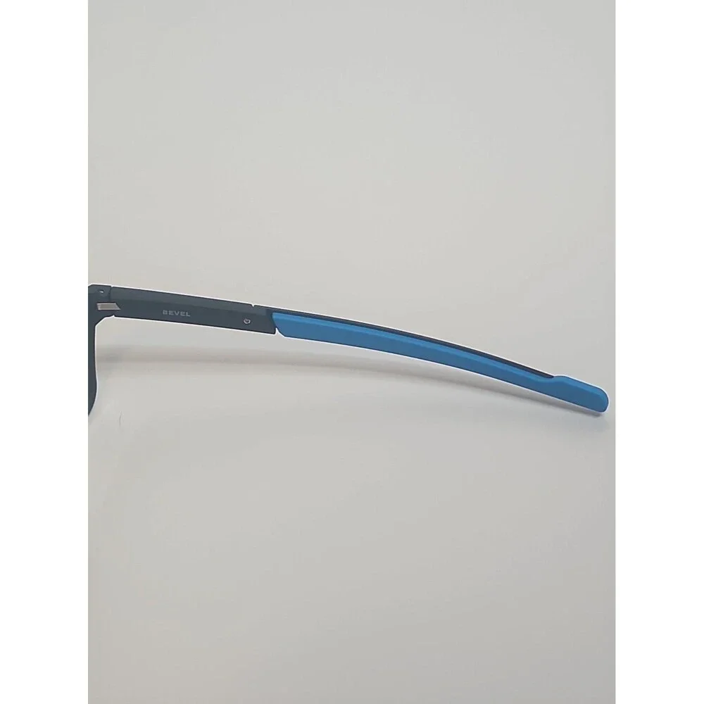 Oakley Bevel Eyeglasses Satin Black Blue OX8161-0457 57-13 145 Mens W/ Case